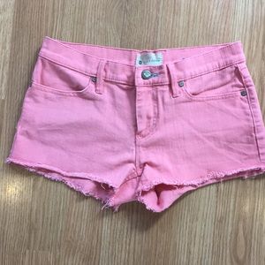 Pink Roxy denim shorts